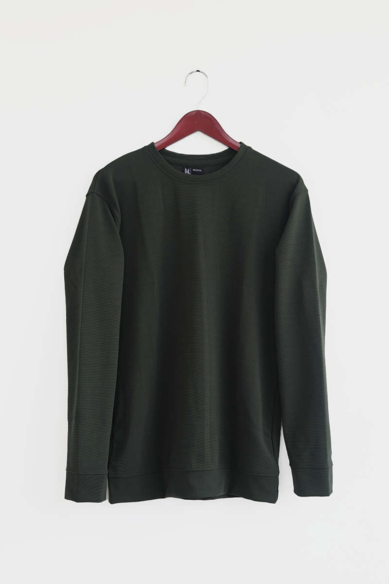 Plain Full Hand T-Shirt( Olive Green)